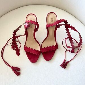 ⭐️Schutz | Red tie heels | 10